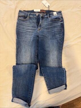 Judy Blue boyfriend fit  Dark Blue Women’s Jeans - Comfortable Mid-Rise Fit